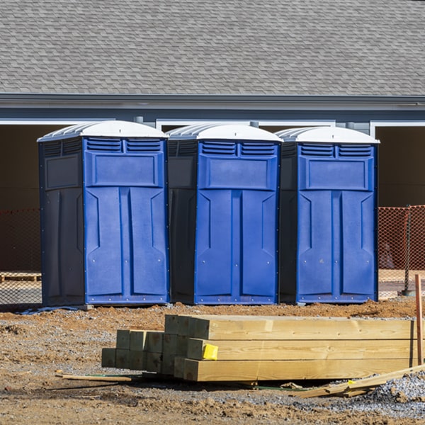 is there a specific order in which to place multiple porta potties in La Rosita TX